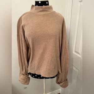 Zara Tan Sweater Size Large